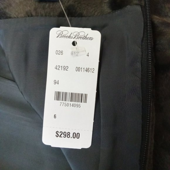 BROOKS BROTHERS | Faux Animal Print Skirt - Picture 8 of 13